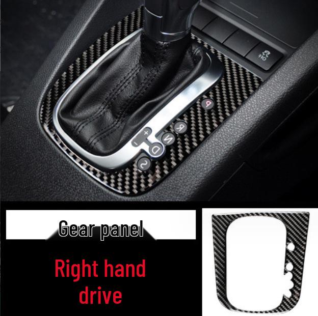 Volkswagen Scirocco Interieur Kohlefaser Konsole, Schalthebelrahmen, Türgriff & Luftausströmer Aufkleber Zubehör