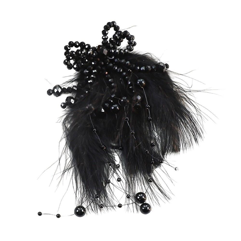 Fashion Crystal Beads 3D Feather Flower Patch Multi-layer Handmade Studded Patch Bowknot Crystal Patch DIY Crafts