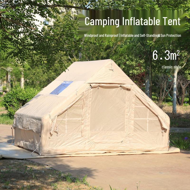 6.3 sqm Lightweight Automatic Inflatable Rainproof Camping Tent