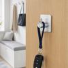 2 PCS Silver Coat Hook Stainless Steel Towel Hook Practical Adhesive Hook  Space Saving