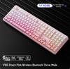 QianXingZhe V108 Wireless Bluetooth Three-Mode Quiet Mechanical Keyboard for Office, Gaming & E-sports.