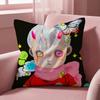 H-Hikari Shimoda IllustrationS Cushion Cover Multi-Scene Pillow Cover for Home & Car - Reversible, Soft & Durable for Daily Use