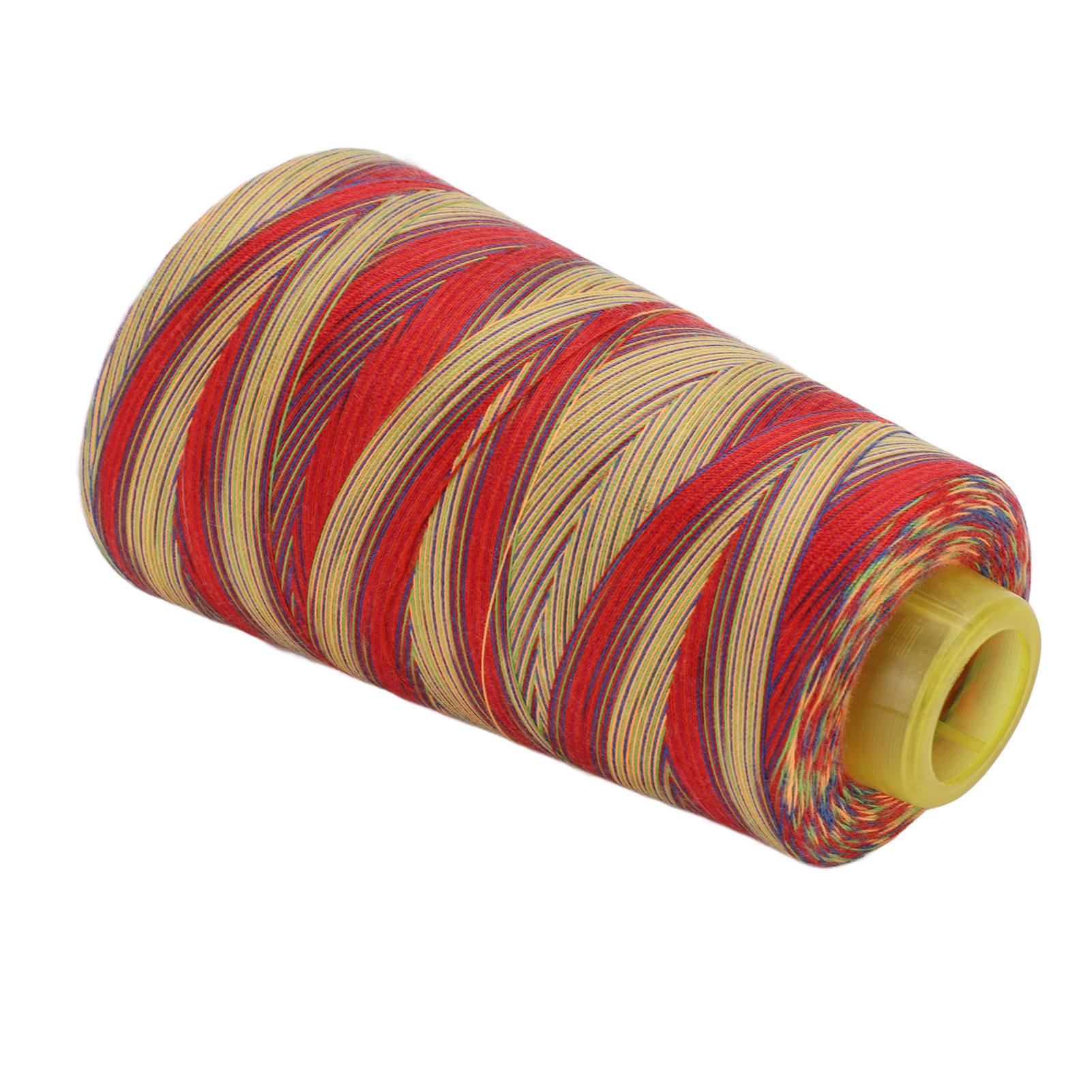 

3000 ярдов разноцветных ниток для вышивки, насыщенные яркие цвета, высокопрочная полиэфирная нить для