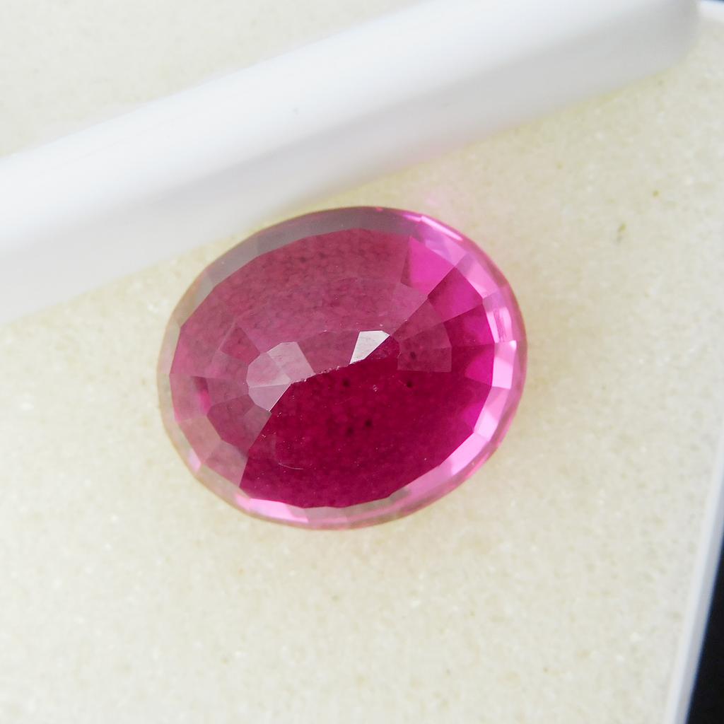 Natural Pink Sapphire Loose Gemstone Oval Cut Excellent Cut 25.00 ct September Birthday Birthstone