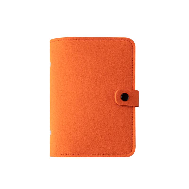 

Available: A5/A6 Felt Loose-Leaf Notebook - Retro Original Planner with Buckle, Simple Stylish Stationery.