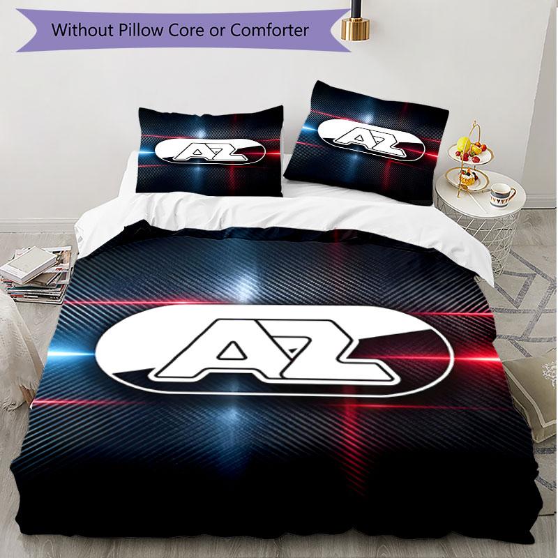 3pcs Duvet Cover Set (1*Duvet Cover + 2*Pillowcase, Without Core), AZ Alkmaar Print Soft All‑Season Bedding Set, Home Bedroom Decor Gift