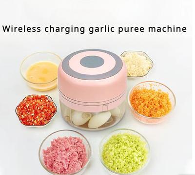 100ml-250mlMini Garlic Chopper USB Electric Garlic Beater Garlic Puller Meat Grinder and Vegetable Crusher Fast Food Preparation