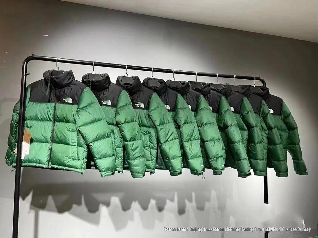 Herrenjacke von 1996, dick gefüttert, aus Baumwolle - Unisex, hochwertige, lockere Oberbekleidung im Brotstil