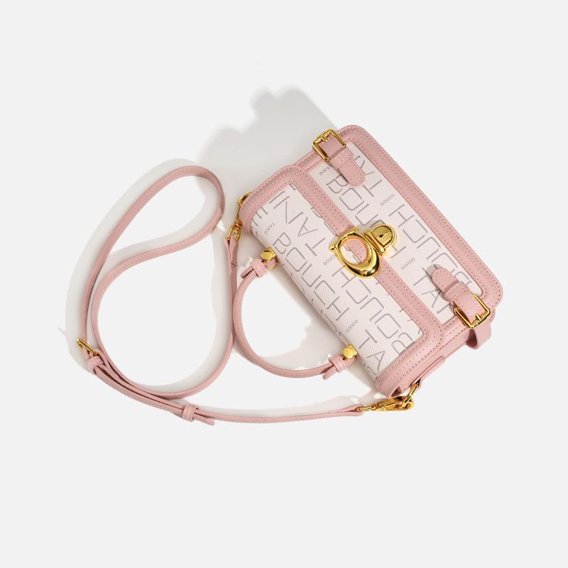 High-Quality Moonlight Treasure Box Handbag for Women 2024 Summer New Fashion Color-Block Commuter Shoulder Crossbody Bag