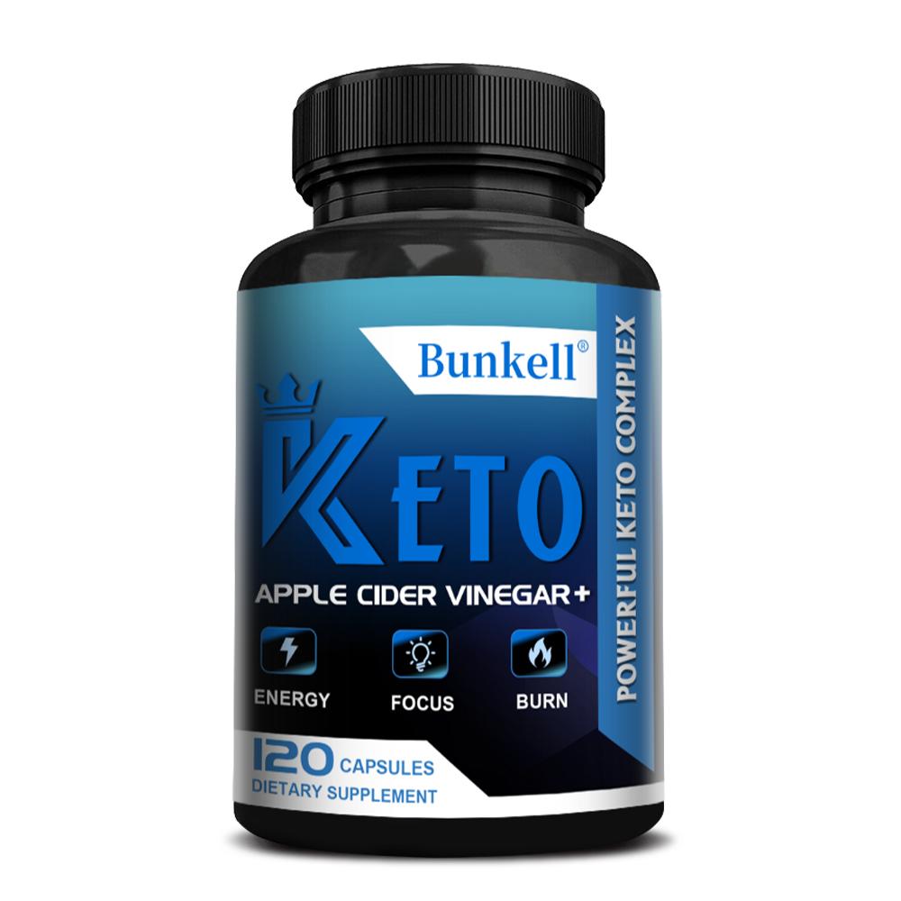 Potente Complesso Keto con Aceto di Mele per Energia Quotidiana e Supporto alla Concentrazione, 120 Capsule