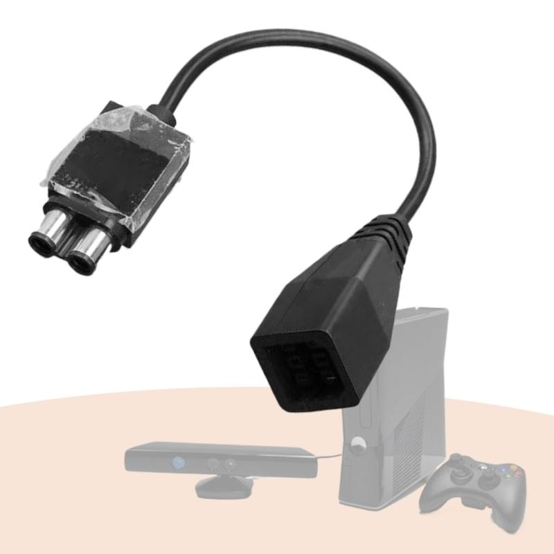 25cm Length PVC Converters Cord Conversion Line for XB 360 Thick Machine Consoles to Host for XB One Slim E