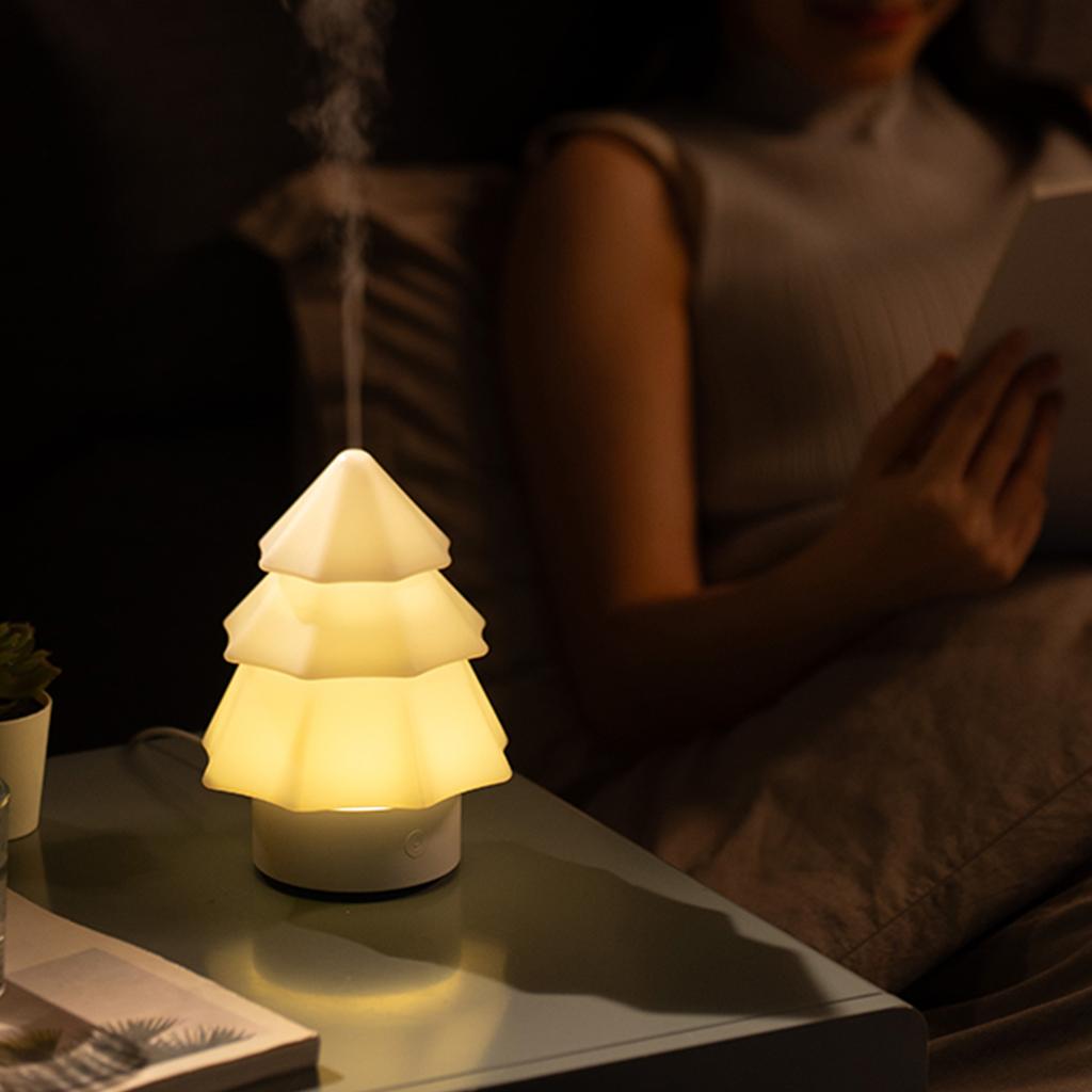 Christmas Tree Air Humidifier 7 Colors Aroma Diffuser Aromatherapy Diffuser for Home Office Bedroom Christmas Gifts