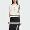 Adidas Originals Street Roaming Series Two-In-One Detachable Loose Fit Collared Long Sleeve Denim Jacket Women Jacket Natural-Denim Beige JD5617