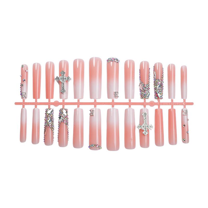 

Высококачественный маникюр с драгоценными камнями ручной работы: Европейский и Американский стили