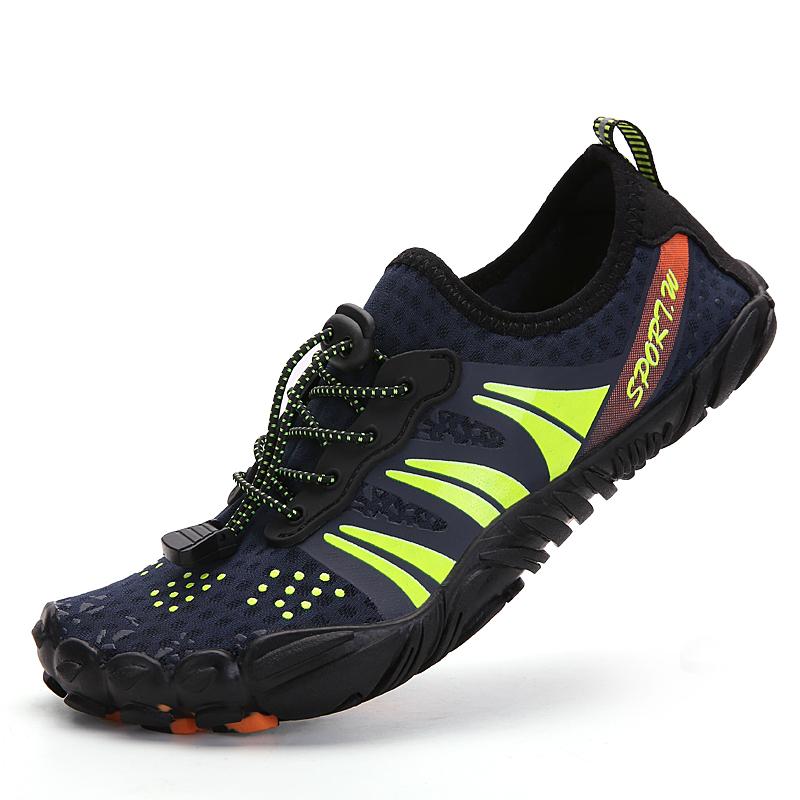 Herren Strandschuhe Leicht Schnelltrocknend Wassersneaker Fünf Zehen Atmungsaktiv Driften Schnorcheln Paar Bachlaufschuhe