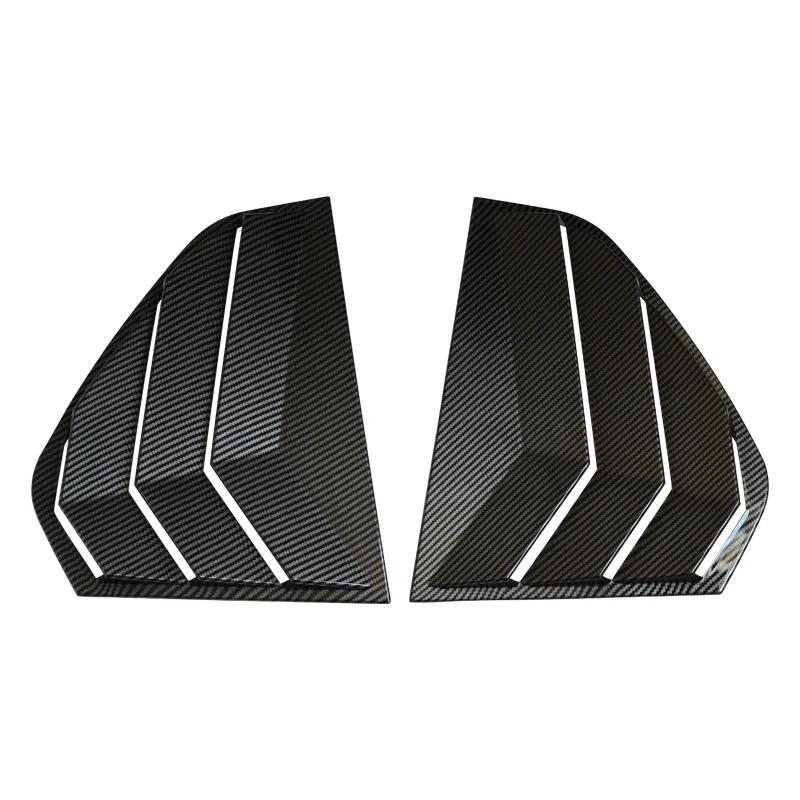 Car Rear Window Shutter Cover Trim For Volkswagen VW Golf 8 MK8 GTI GTD R Car Rear Window Louver Trim 2PCS