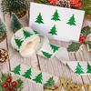 500Pcs/Roll Of Christmas Holiday Candy Gift Stickers, Decorative Christmas Hat Stickers, Sealing Stickers