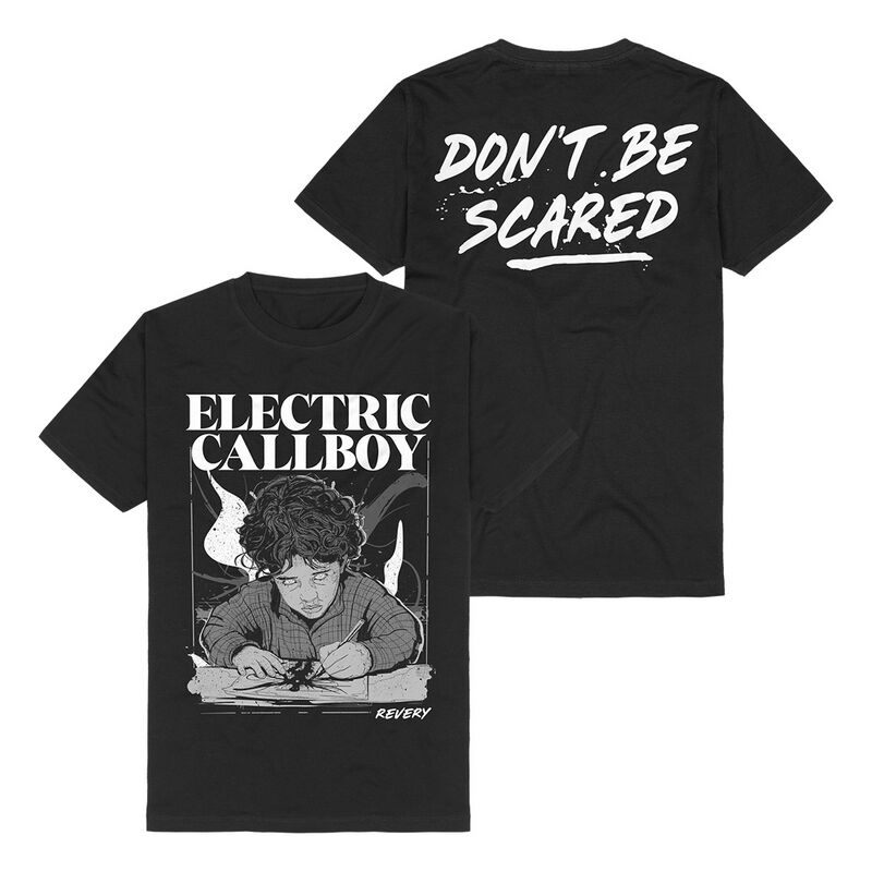 Revery Paint   Electric Callboy T-Shirt Men Women Vintage Metal Rock Band Graphic Tee 100% Cotton Summer Streetwear Top S разноцветный