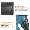 388VF Brushless Electric Hammer Drill Rechargeable Cordless Rotary Hammer 3000W Impact Drill Perforator with 2 Battery