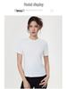 Women's Summer Mesh Patchwork Yoga Sport Top - Slim, Quick-Dry, Breathable, Short Sleeve Fitness T-Shirt