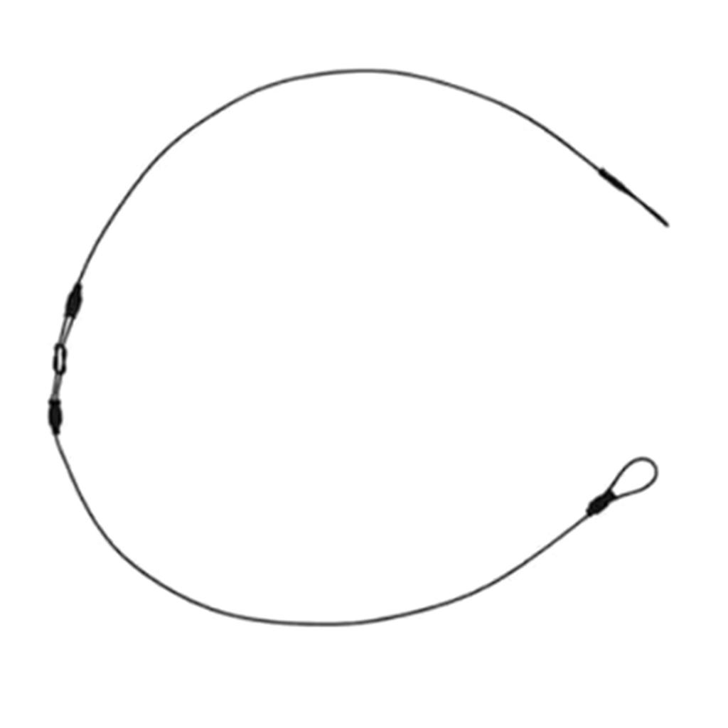 Edelstahl Schlaufenkabel Geflochtenes Sicherheitskabel Draht mit doppelt geschlungenen Enden für Outdoor-Reisen Zuhause Aufhängen Transport