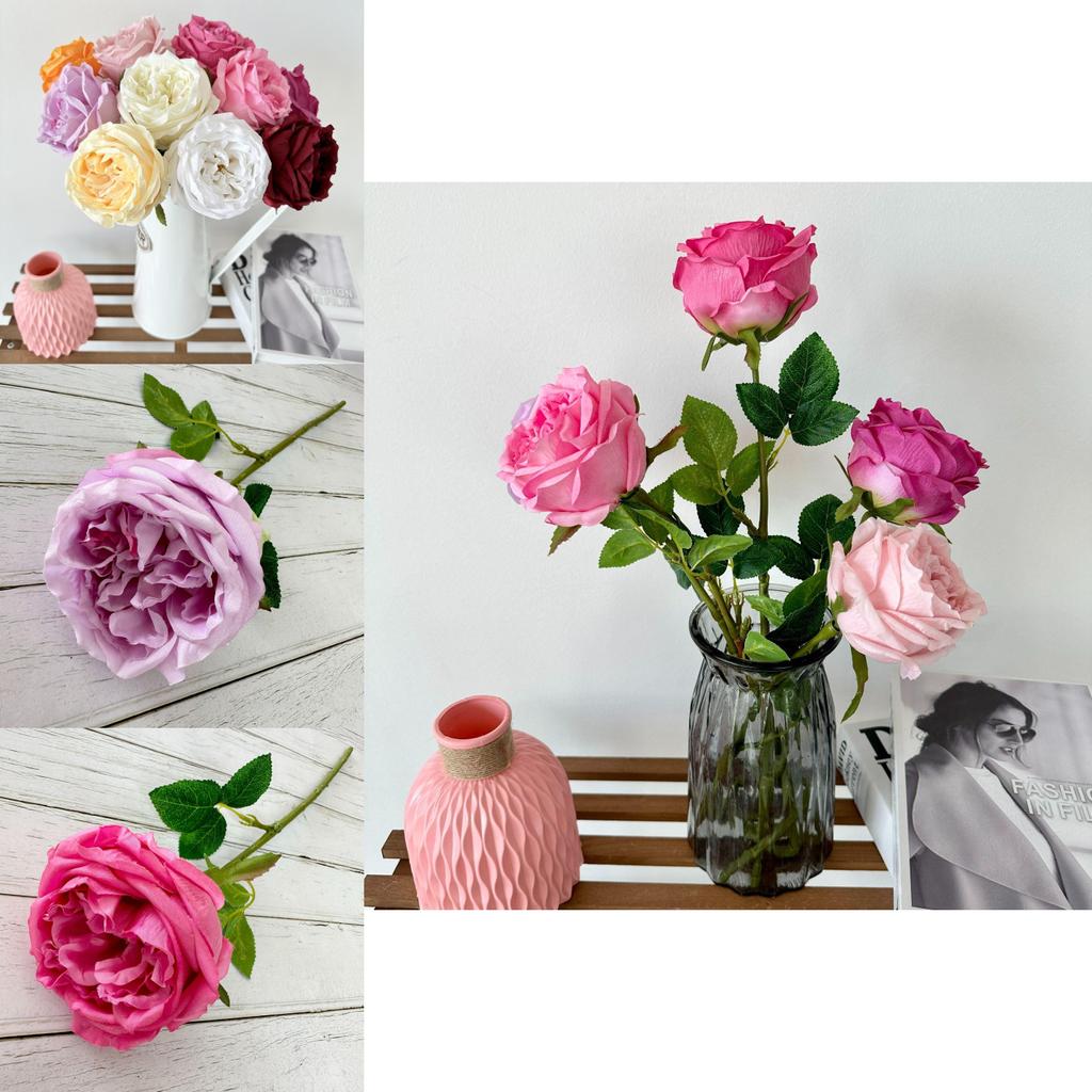 Luxurious Silk Rose Flower For Home Decoration And Photography Props Ideal For Wedding And Event Settings
