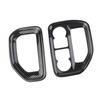 Carbon Style Central Control Air Vent Outlet Trim Cover for Chevrolet Silverado