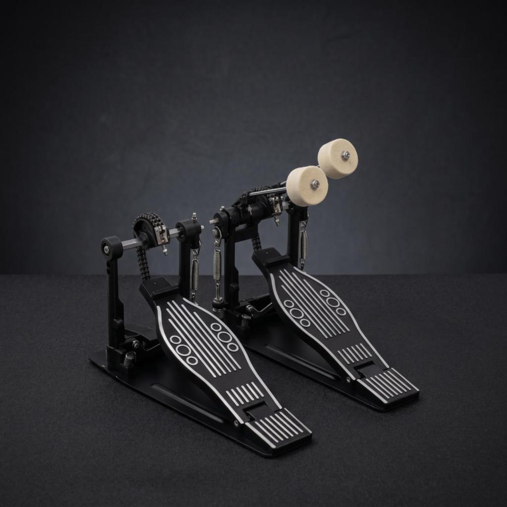 Double Bass Drum Pedal Long-Lasting for Live Performances