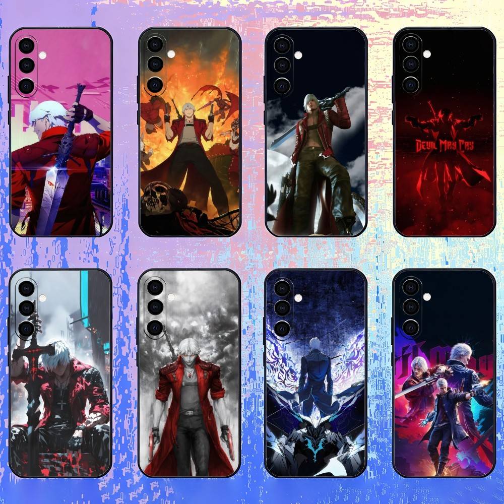 D-Dante D-Devil-l May C-Cry Phone Case For Samsung Galaxy A73,A72,A71,A70,A52,A51 Others Soft Black Cover