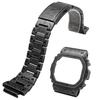 Korlexchi Men's Metal Watch Band and Case MOD Kit for Casio DW5600, GW-B5600, G-SHOCK GW-M5610, G-5600E, 316 Stainless Steel with Retro 3D Carving (56