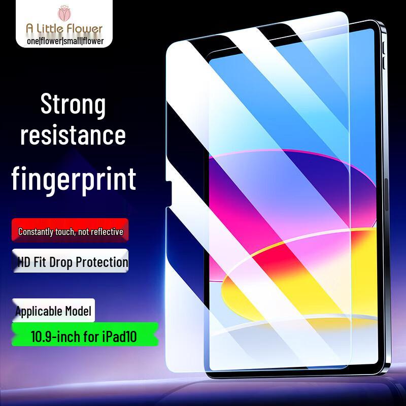 

ALittleFlower HD Tempered Glass Screen Protector for Apple iPad