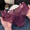 FitonTon Damen Sexy Französische Spitze Niedrig sitzender Slip 2er-Pack