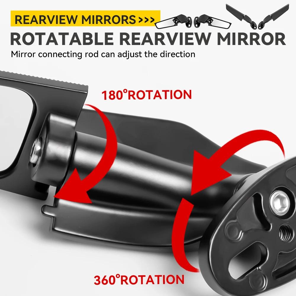Zpětné zrcátko pro Yamaha YZF R1 R3 R125 R25 R15V3 R1S boční zrcátka upravená otočné křídlo Espelhos Moto Espejo Retrovisor
