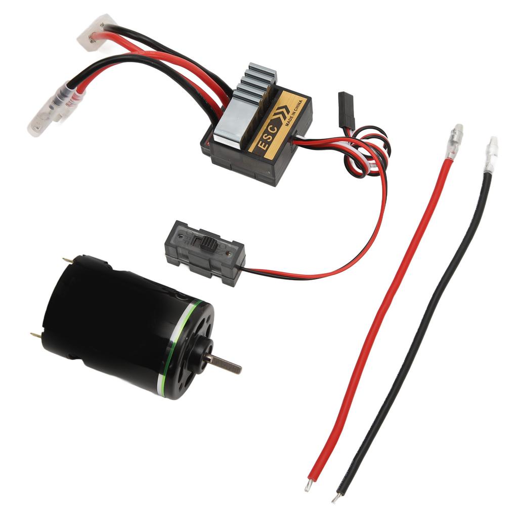540 Brush Motor with 320A ESC Waterproof High Performance RC Electric Motor for Axial Scx10 90046
