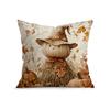 Thanksgiving Pumpkin Pillowcase Printed Polyester 45x45cm Throw Pillowcover Decorative Sofa Cushion Pillowslip Home Decor
