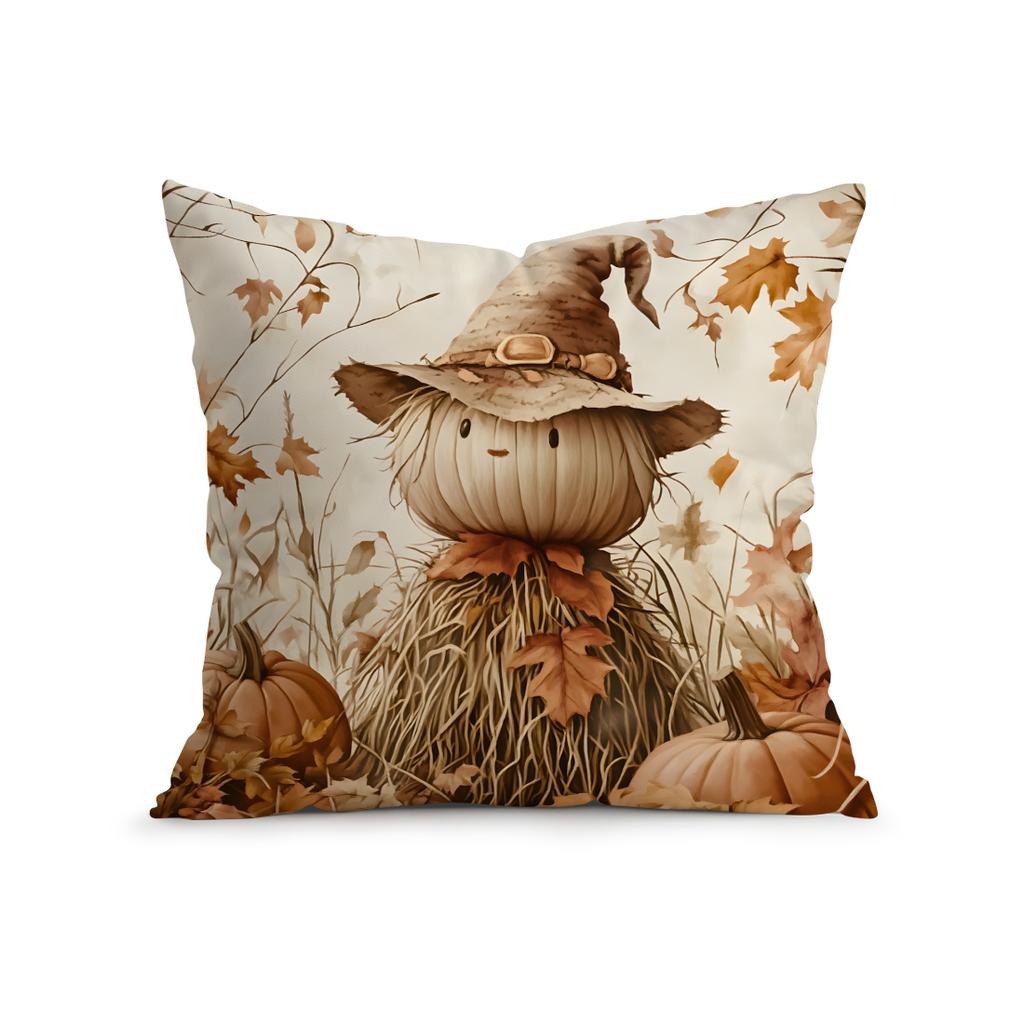 Thanksgiving Pumpkin Pillowcase Printed Polyester 45x45cm Throw Pillowcover Decorative Sofa Cushion Pillowslip Home Decor