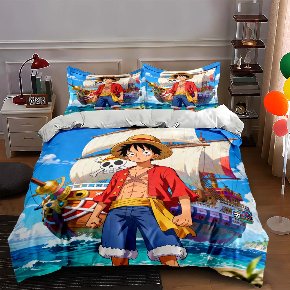 

Pirate ship artwork. Bedding Duvet cover sets Duvet covers Pillowcases gifts (1 * Duvet Cover 2 * Pillowcases, without duvet insert) 135x200cm