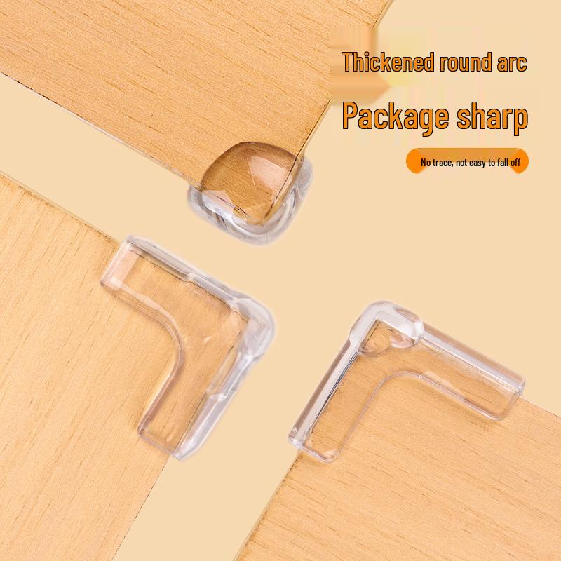 Child-Safe Transparent PVC Corner Protectors: Anti-Collision, Soft, Eco-Friendly for Furniture