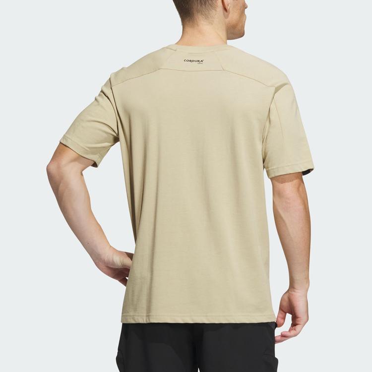 adidas T Shirt Men's Grassland Brown IC1960