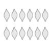 Self-adhesive Acrylic Mirror Wall Sticker Removable Water-Shaped Decals  Hallway
