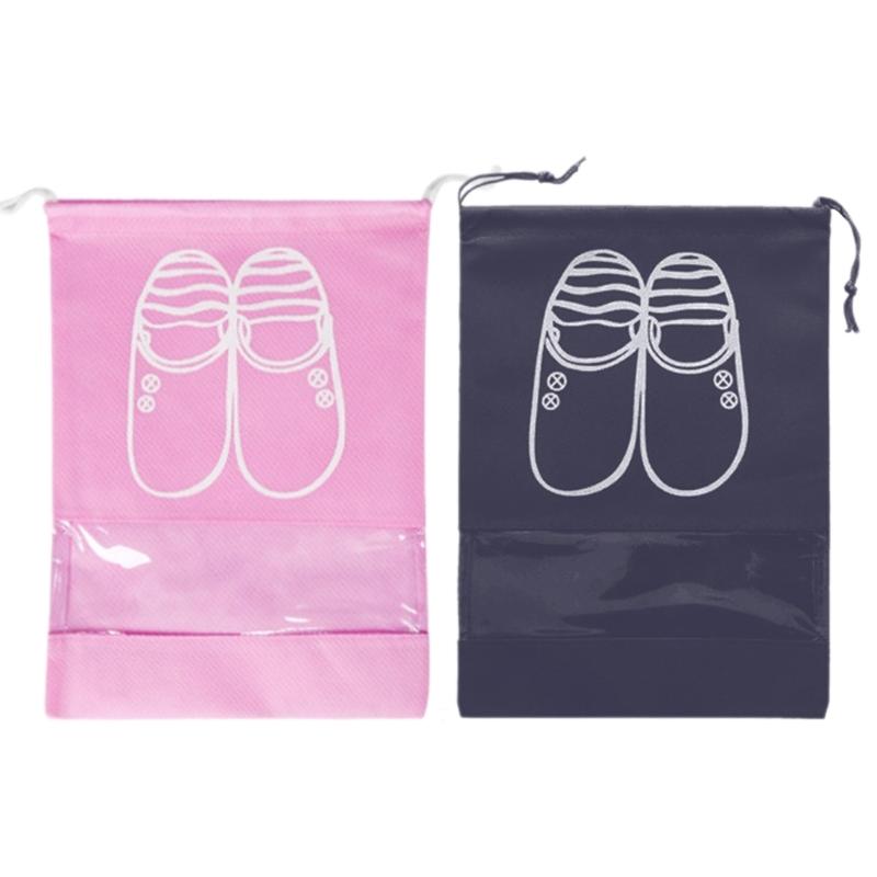 Travel Shoe Bag Shoes Storage Bags With Drawstring Closure Lightweighted and Durable for Travel