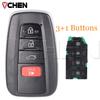 For Toyota Corolla 231451-2000 Remote Control smart Key 2/3/4Button HYQ14FBN 4A Chip 312/314MHz For Brazil 2019 2020 2021 2022