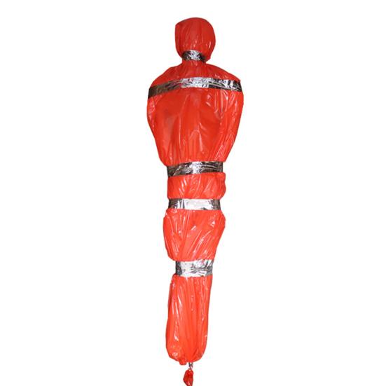 60 Inch Hanging Corpse Dead Victim Props Scary Fake Corpse In Bag Inflatable Hanging Dead Body for Halloween Indoor Outdoor Haunted House Decor