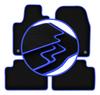 Tapetes de carro CARLUX-BLUE para: Dodge Durango III FL suv (2013-2020)