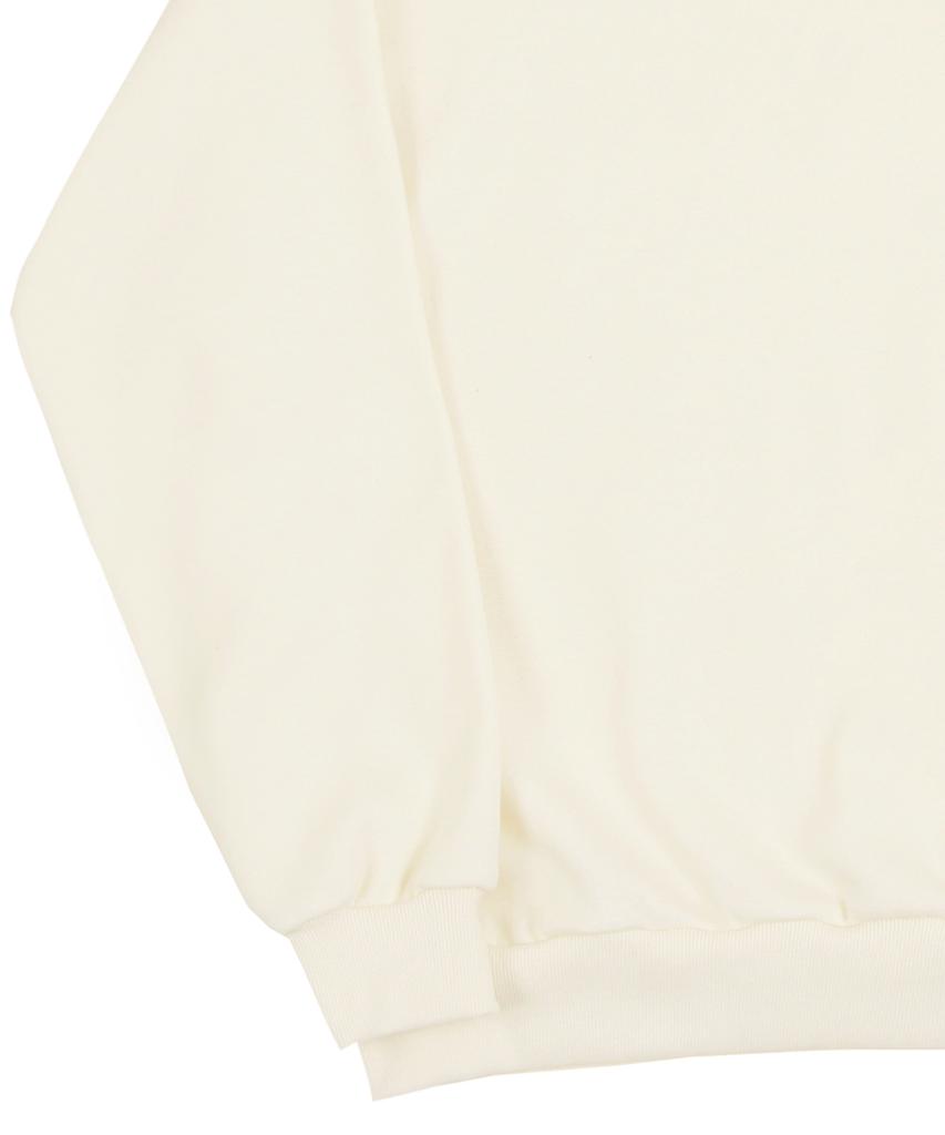 GRAVER [Unisex] Oddsmile Sun Smile Sweatshirt_Cream