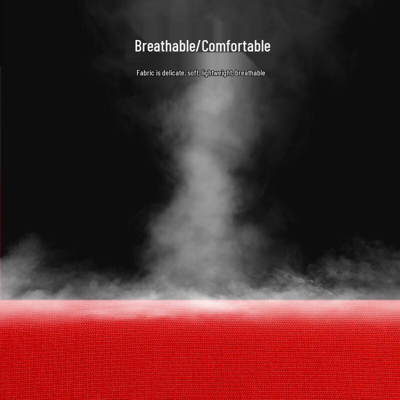 Langsha Men's Auspicious Red Cotton Boxer Briefs