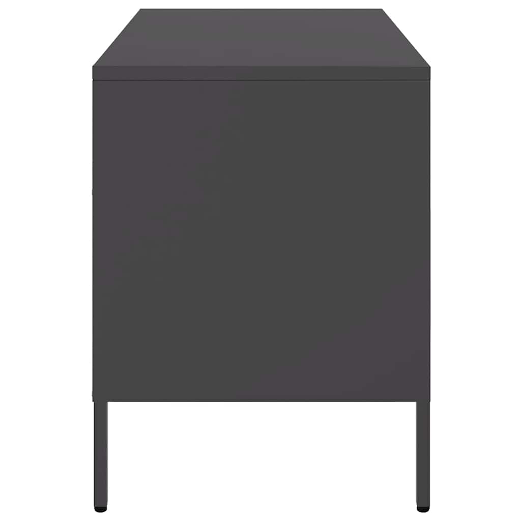 TV Stands 2 Pcs Black 68 X 39 X 50.5 Cm Steel