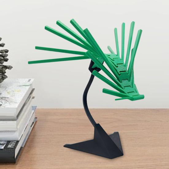Self-Balancing Wing Ornament 3D Printed Flexible Wing Kinetic Art Decoration Balance Toy for Stress Relief Home Office Decor