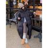 New cotton-padded women's medium and long Korean version large size loose and thickened fashion, cotton-padded long cotton-padded jacket