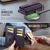 For iPhone XR 6.1 inch Case CASEME C39 RFID Blocking Zipper Wallet Stand Leather Cover with Strap